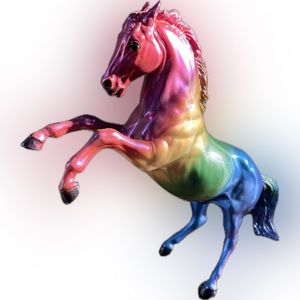 Breyer Jewels #1866 Glossy Rainbow Decorator Model